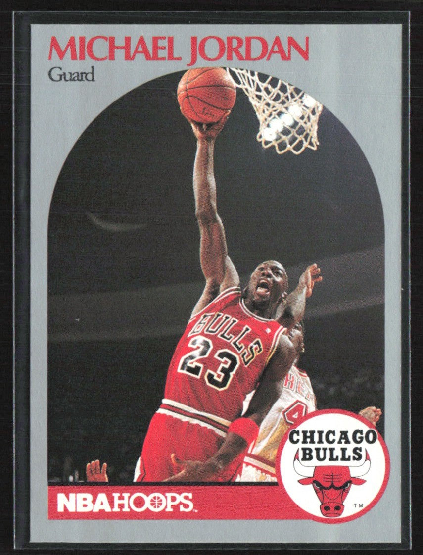 Michael Jordan 1990 Hoops #65 Chicago Bulls