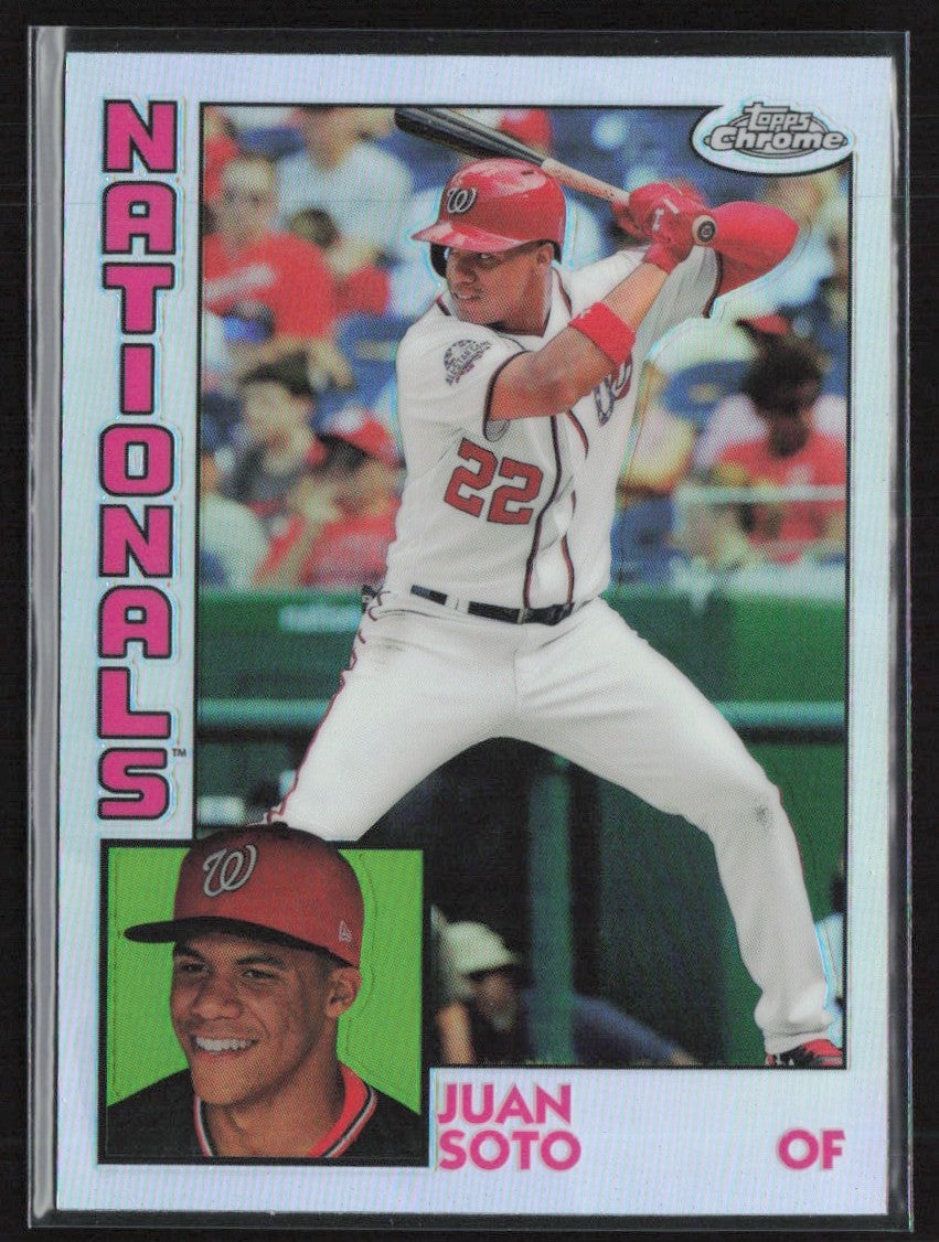 Juan Soto 2019 Topps Chrome 1984 Topps Refractor #84TC-2 Washington Nationals