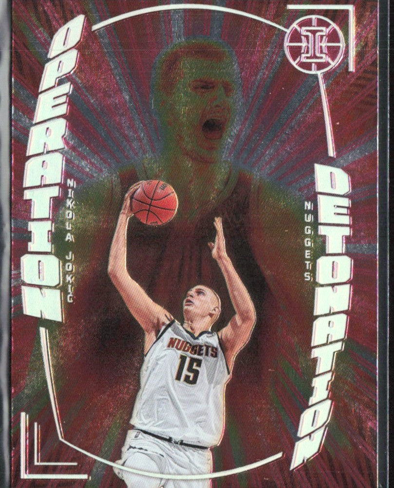 Nikola Jokic 2022 Panini Illusions Operation Detonation #5 Denver Nuggets