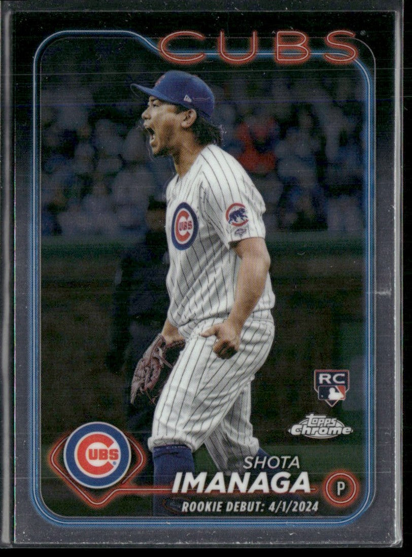 Shota Imanaga 2024 Topps Chrome Update RC #USC95 Chicago Cubs