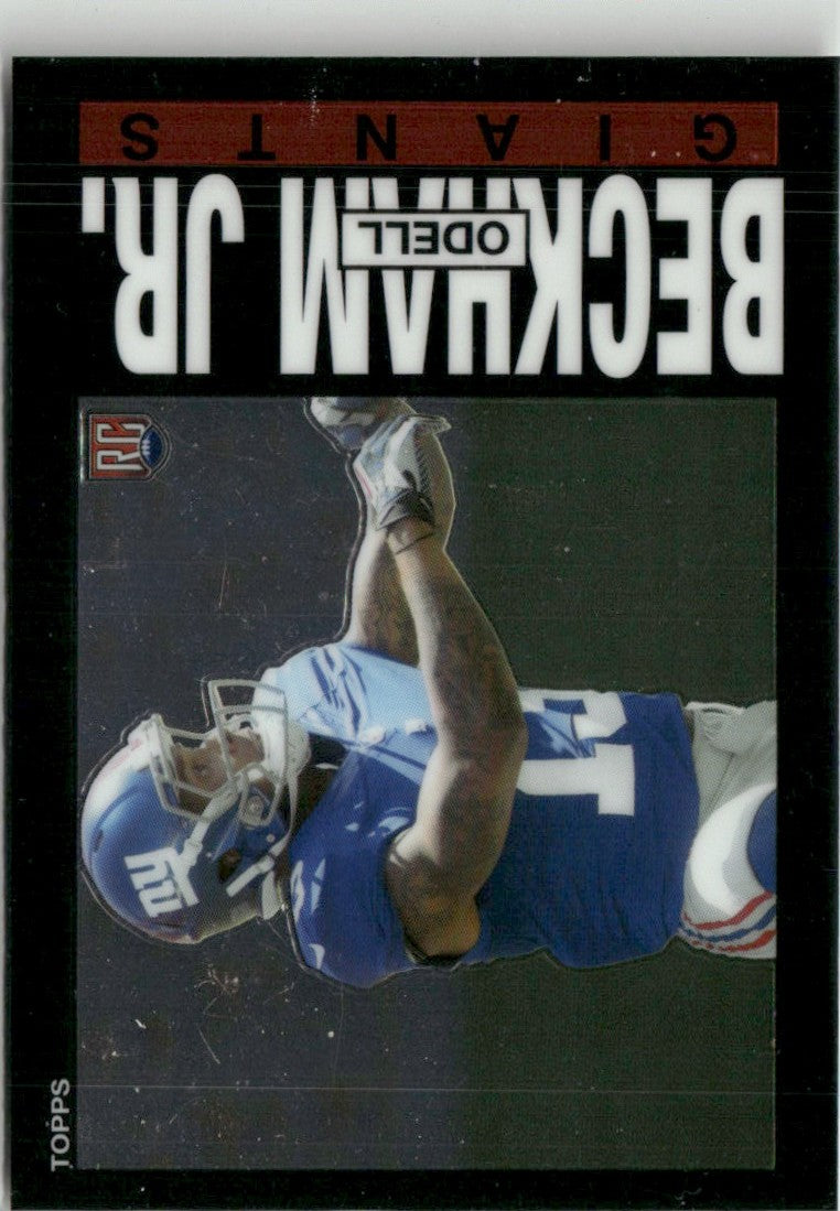 Odell Beckham Jr. 2014 Topps Chrome 1985 RC #15 New York Giants