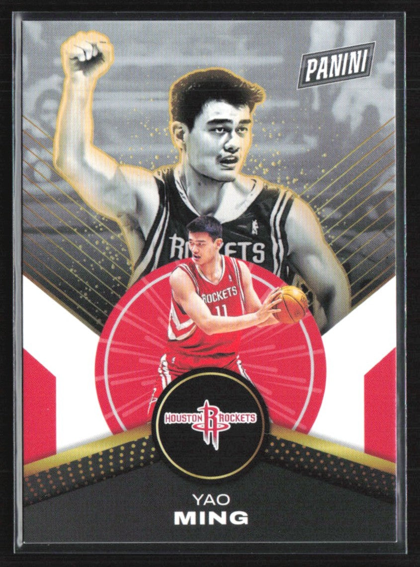 Yao Ming 2024 Panini Player of the Day #68 Houston Rockets
