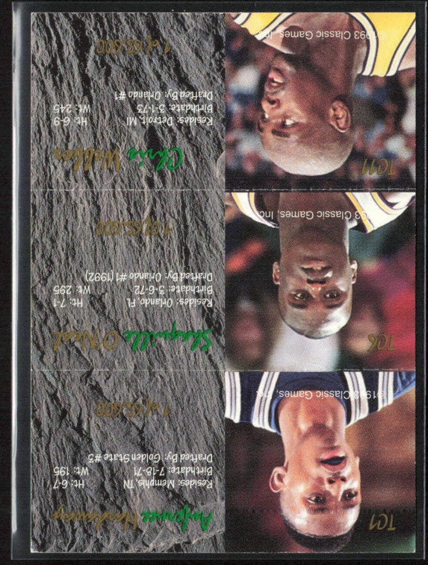 Webber Hardaway O'Neal 1993 Classic #TC1