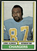Lionel Aldridge 1974 Topps #281 San Diego Chargers