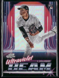 Chase Dollander 2025 Topps Chrome Cosmic Ultraviolet Beam RC #UB-25