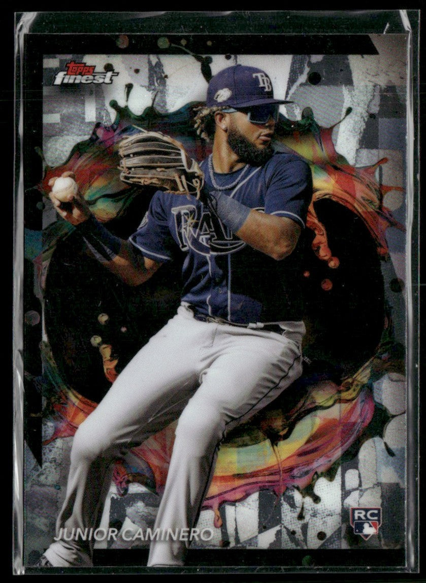 Junior Caminero 2024 Topps Finest RC #203 Tampa Bay Rays