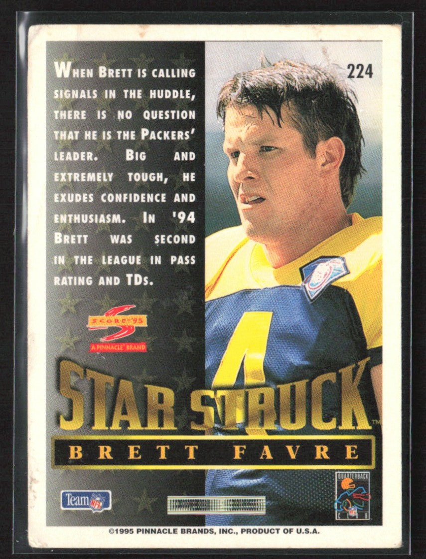 Brett Favre 1995 Score Star Struck #224 Green Bay Packers