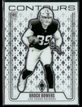 Brock Bowers 2024 Panini Phoenix Contours RC #CON-BBS Las Vegas Raiders
