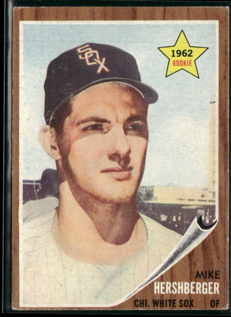 Mike Hershberger 1962 Topps RC #341 Chicago White Sox