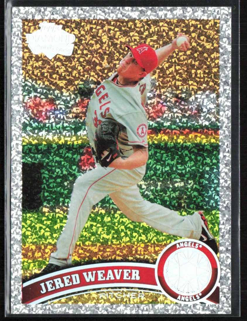 Jered Weaver 2011 Topps Diamond Anniversary #75 Los Angeles Angels