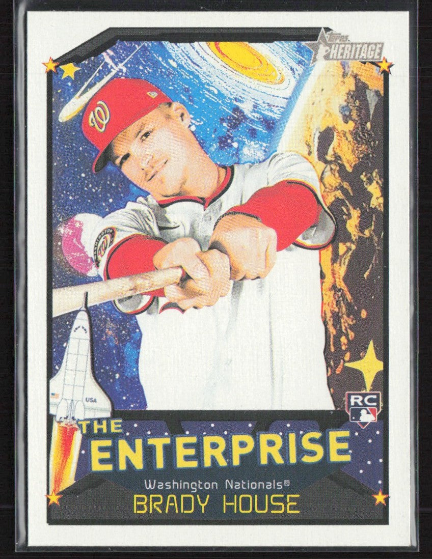 Brady House 2026 Topps Heritage The Enterprise RC #TE-BH Washington Nationals