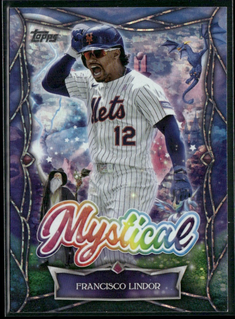 Francisco Lindor 2025 Topps Update Mystical #MYS-7 New York Mets