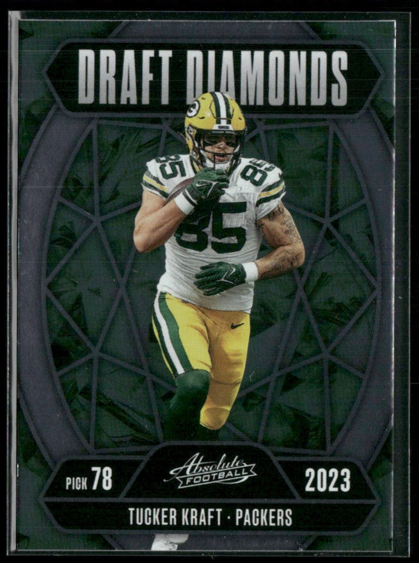 Tucker Kraft 2025 Panini Absolute Draft Diamonds #DD-TKT Green Bay Packers