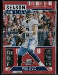 Will Levis 2024 Panini Contenders Optic Season Ticket Red /199 #54