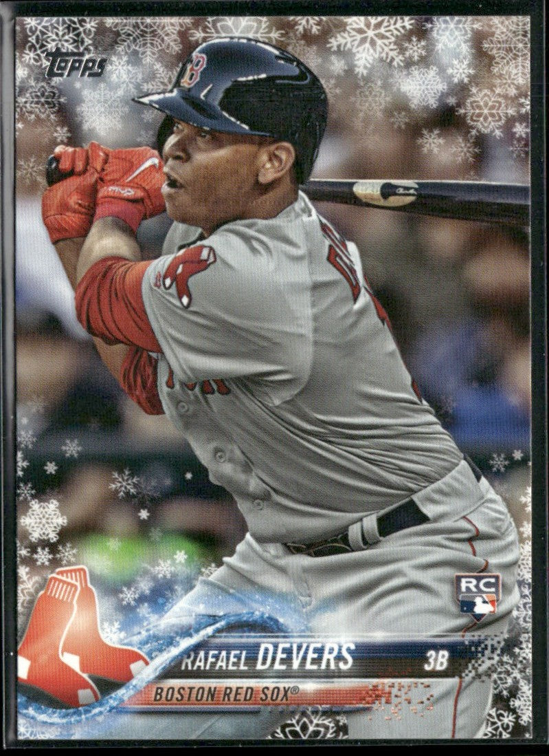 Rafael Devers 2018 Topps Holiday RC #HMW67 Boston Red Sox