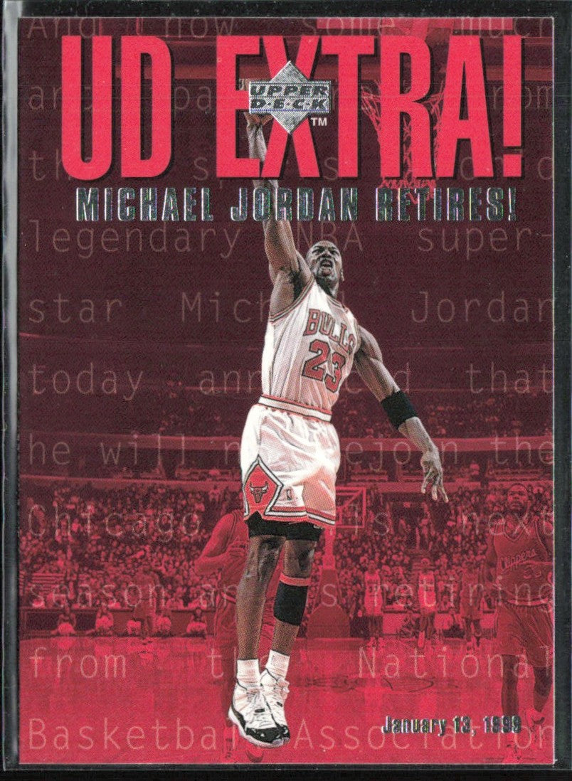 Michael Jordan 1999 Upper Deck UD Extra! #UDX Chicago Bulls