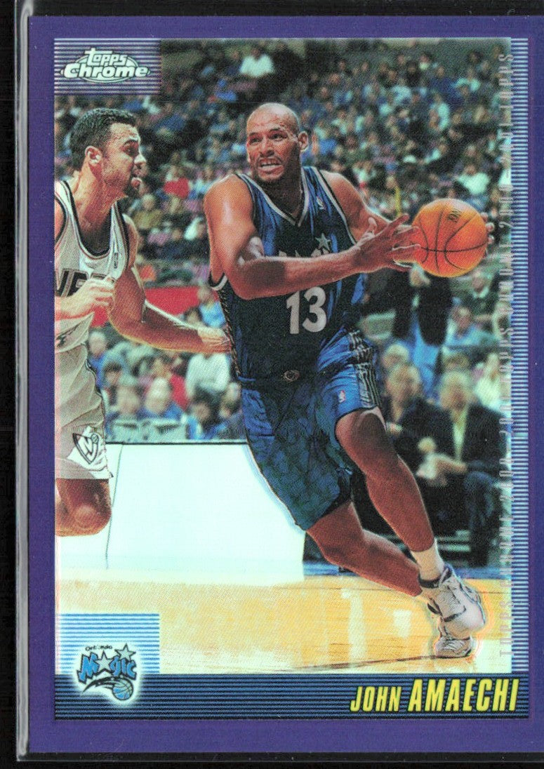 John Amaechi 2000 Topps Chrome Refractor #73 Orlando Magic