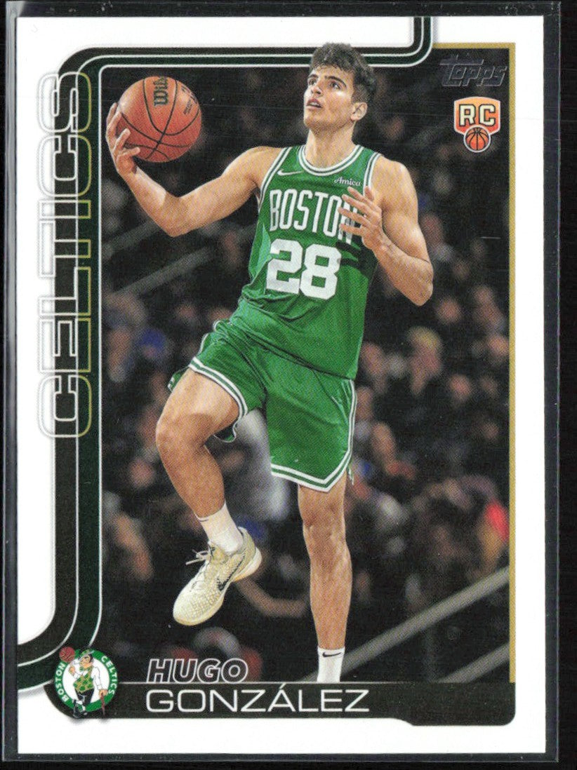 Hugo Gonzalez 2025 Topps RC #228 Boston Celtics