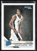 Nicolas Claxton 2019 Donruss Press Proof Silver RC /349 #229 Brooklyn Nets