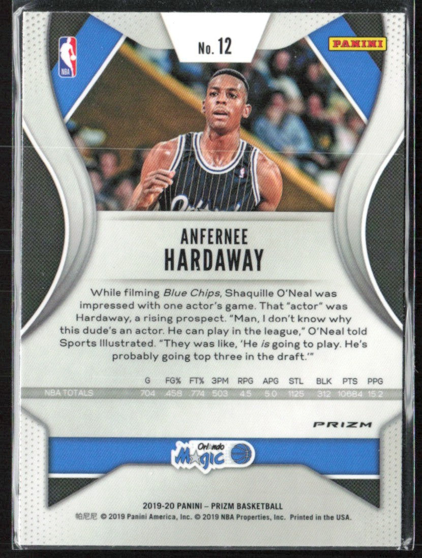 Anfernee Hardaway 2019 Panini Prizm Ruby Wave #12 Orlando Magic