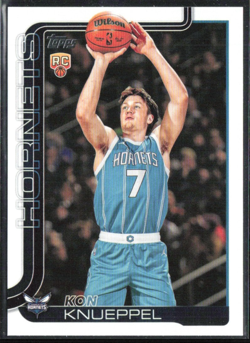 Kon Knueppel 2025 Topps RC #204 Charlotte Hornets