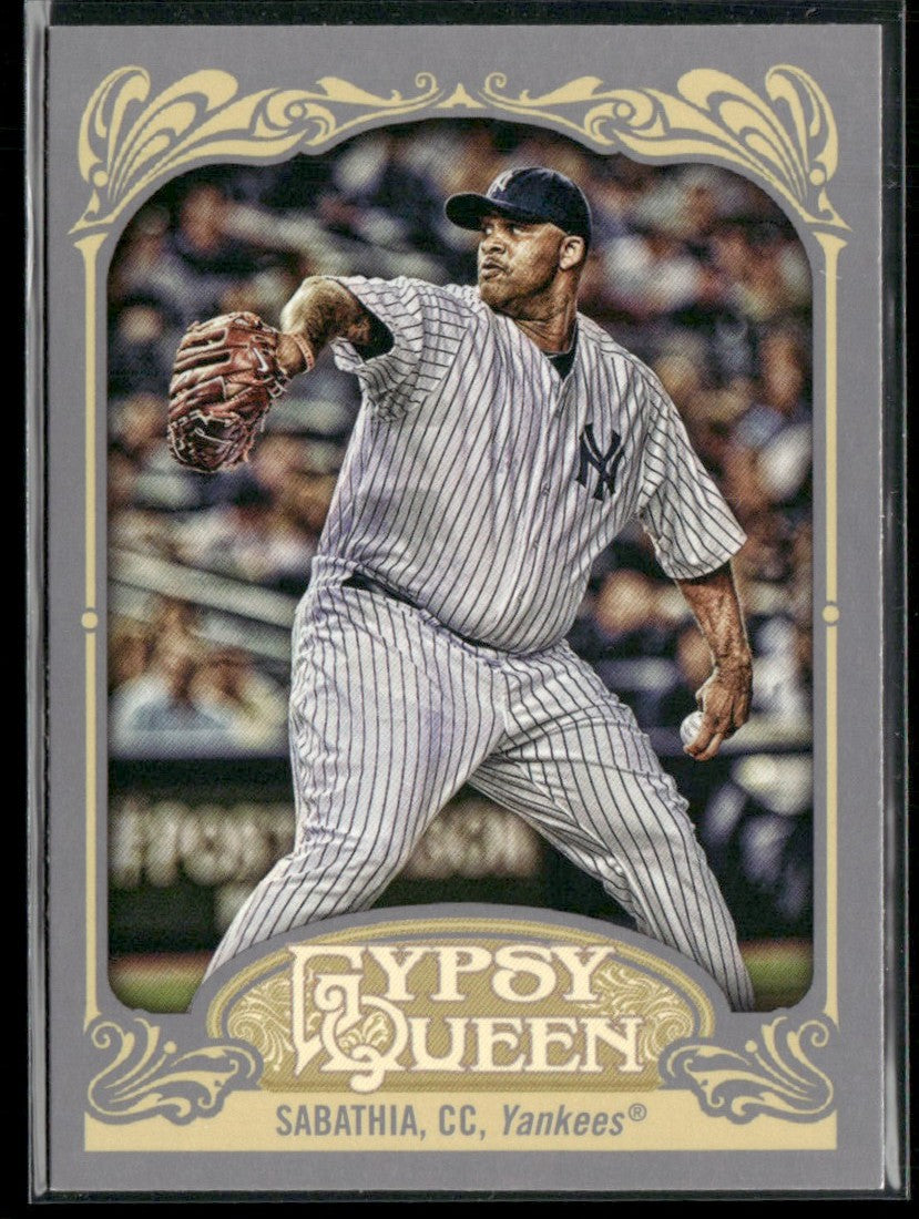 CC Sabathia 2012 Topps Gypsy Queen #150 New York Yankees