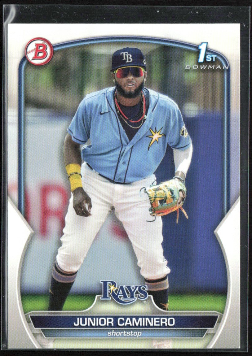 Junior Caminero 2023 Bowman Prospects #BP-61 Tampa Bay Rays