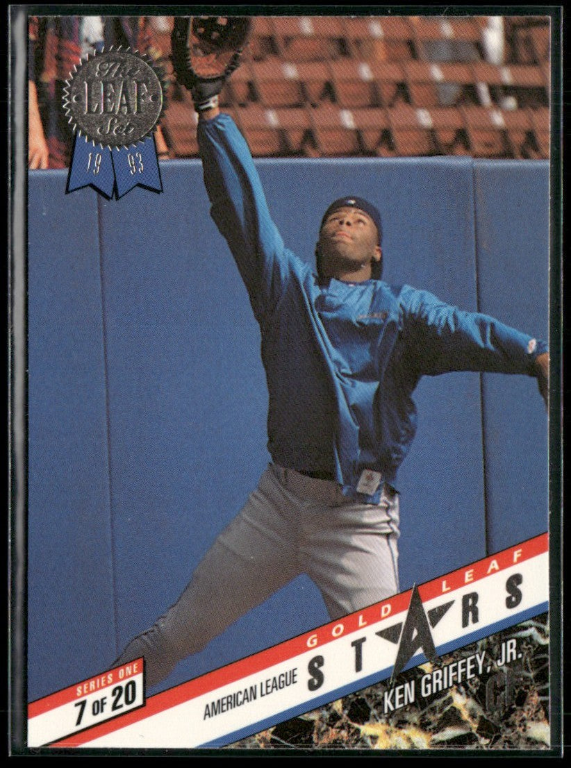 Ken Griffey Jr./Andy Van Slyke 1993 Leaf Gold Stars #7