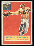 Willard Sherman 1956 Topps #66 Los Angeles Rams