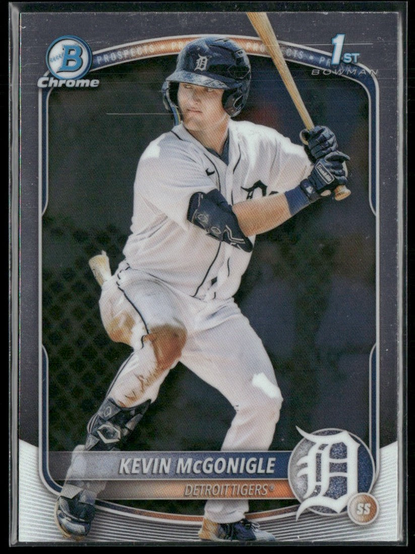 Kevin McGonigle 2025 Bowman Chrome 1st #BCP-79 Detroit Tigers