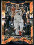 Nikola Jokic 2019 Panini Prizm Orange Ice #84 Denver Nuggets