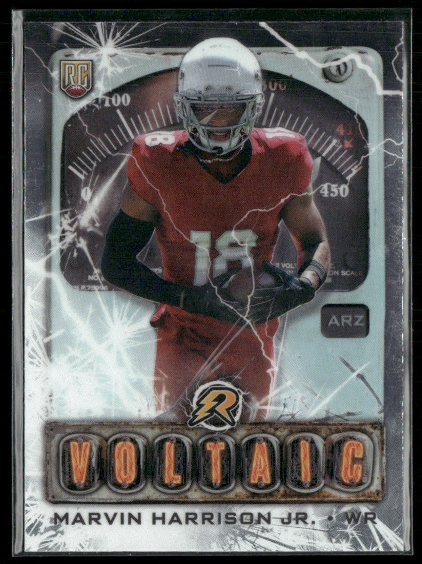 Marvin Harrison Jr. 2024 Topps Resurgence Voltaic RC #V-5 Arizona Cardinals