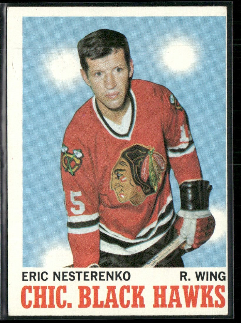 Eric Nesterenko 1970 Topps #19 Chicago Blackhawks