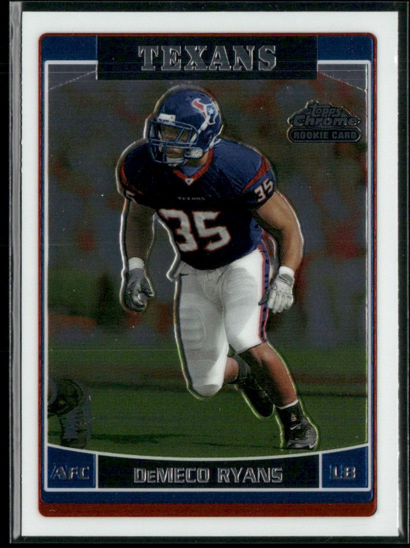 DeMeco Ryans 2006 Topps Chrome RC #188 Houston Texans