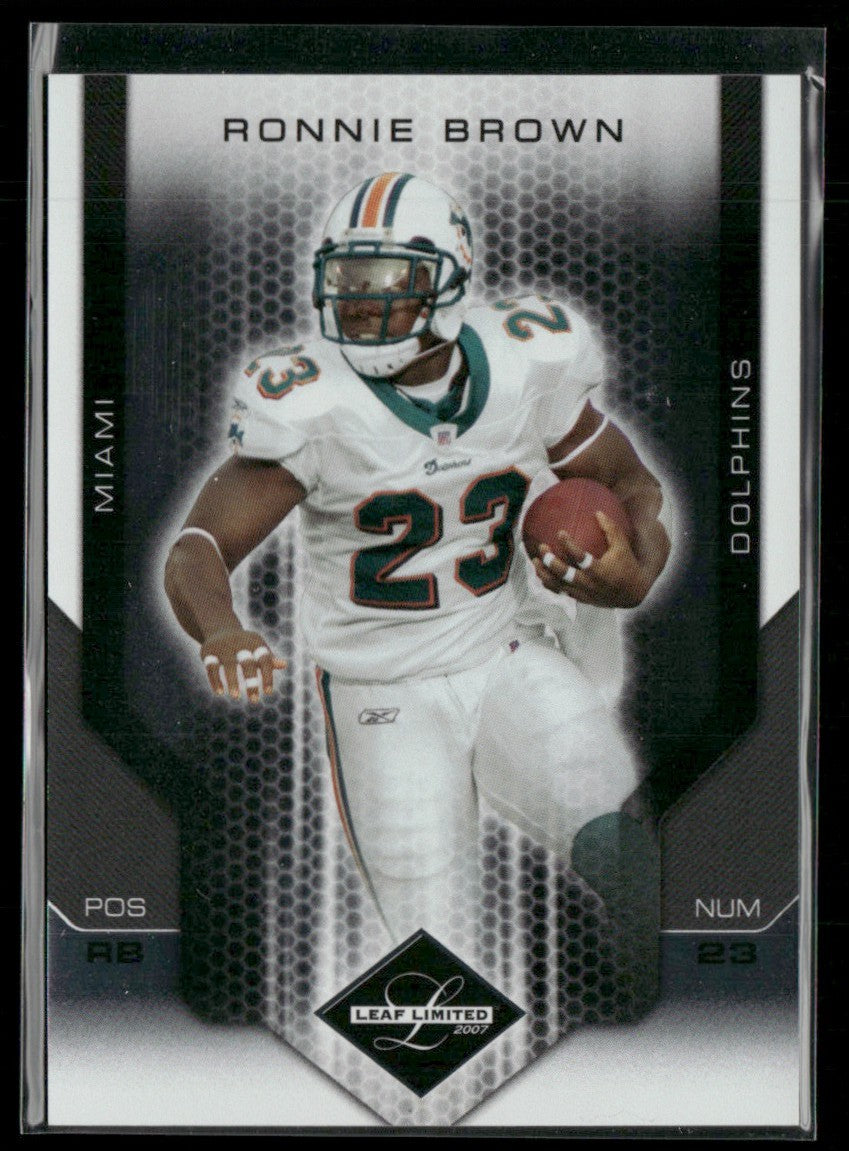 Ronnie Brown 2007 Leaf Limited /659 #53 Miami Dolphins