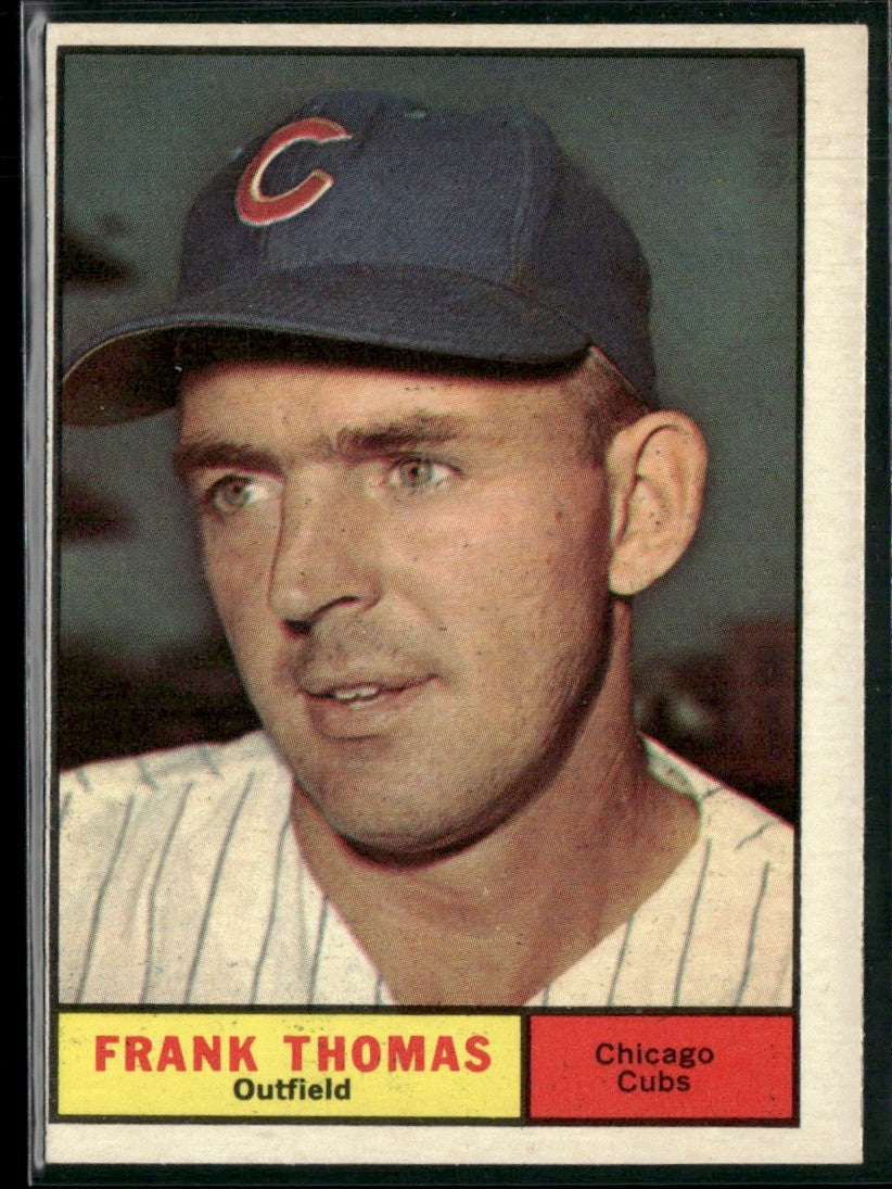Frank Thomas 1961 Topps #382 Chicago Cubs