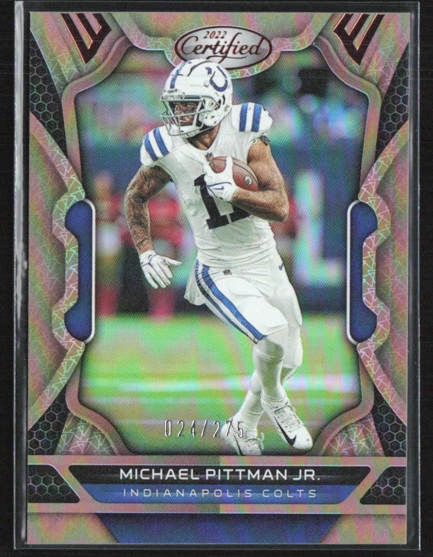 Michael Pittman Jr. 2022 Panini Certified Mirror Bronze /275 #42