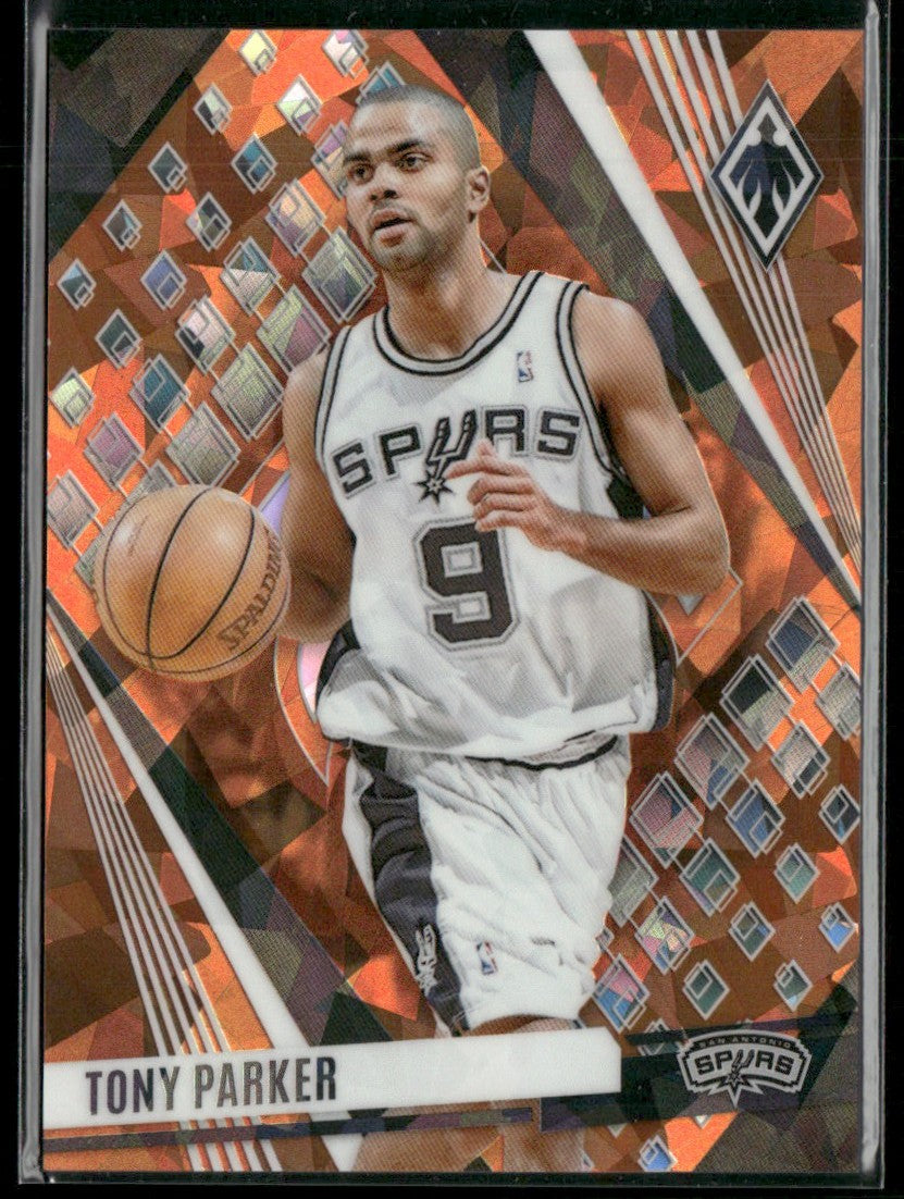 Tony Parker 2023 Panini Phoenix Orange Ice /249 #203 San Antonio Spurs