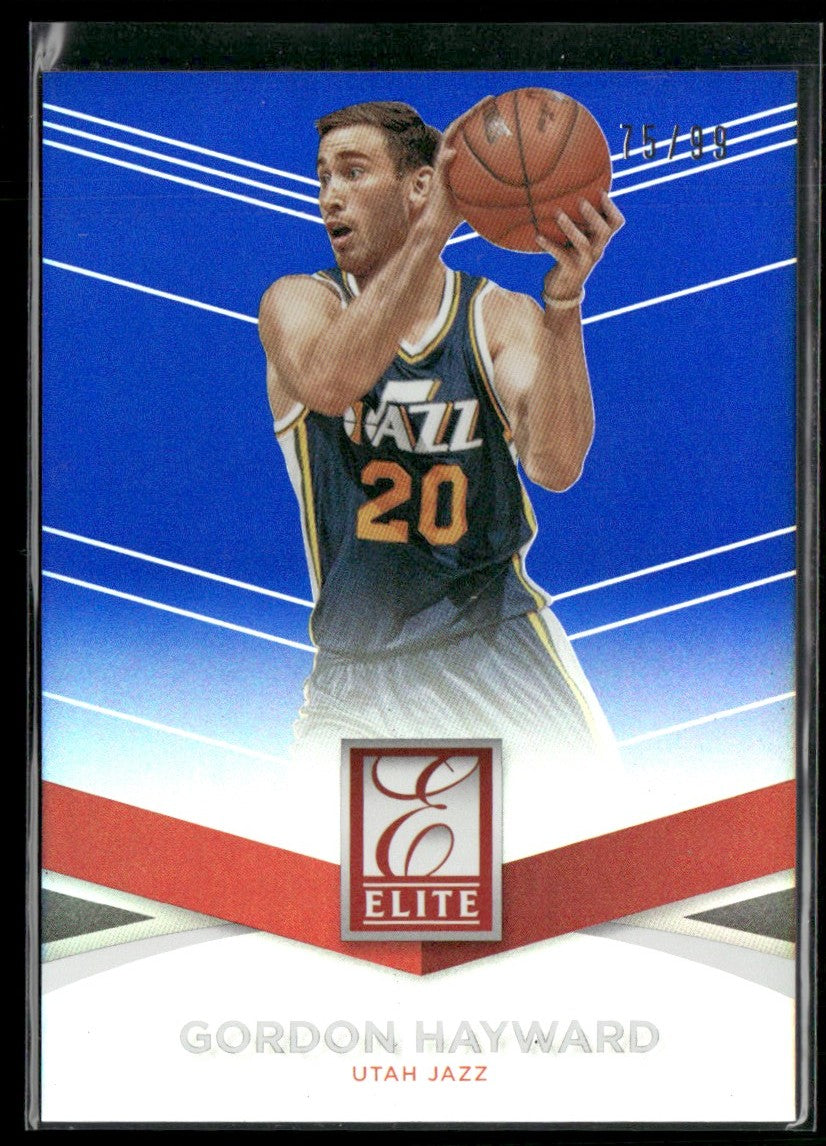 Gordon Hayward 2014 Donruss Elite Blue /99 #52 Utah Jazz
