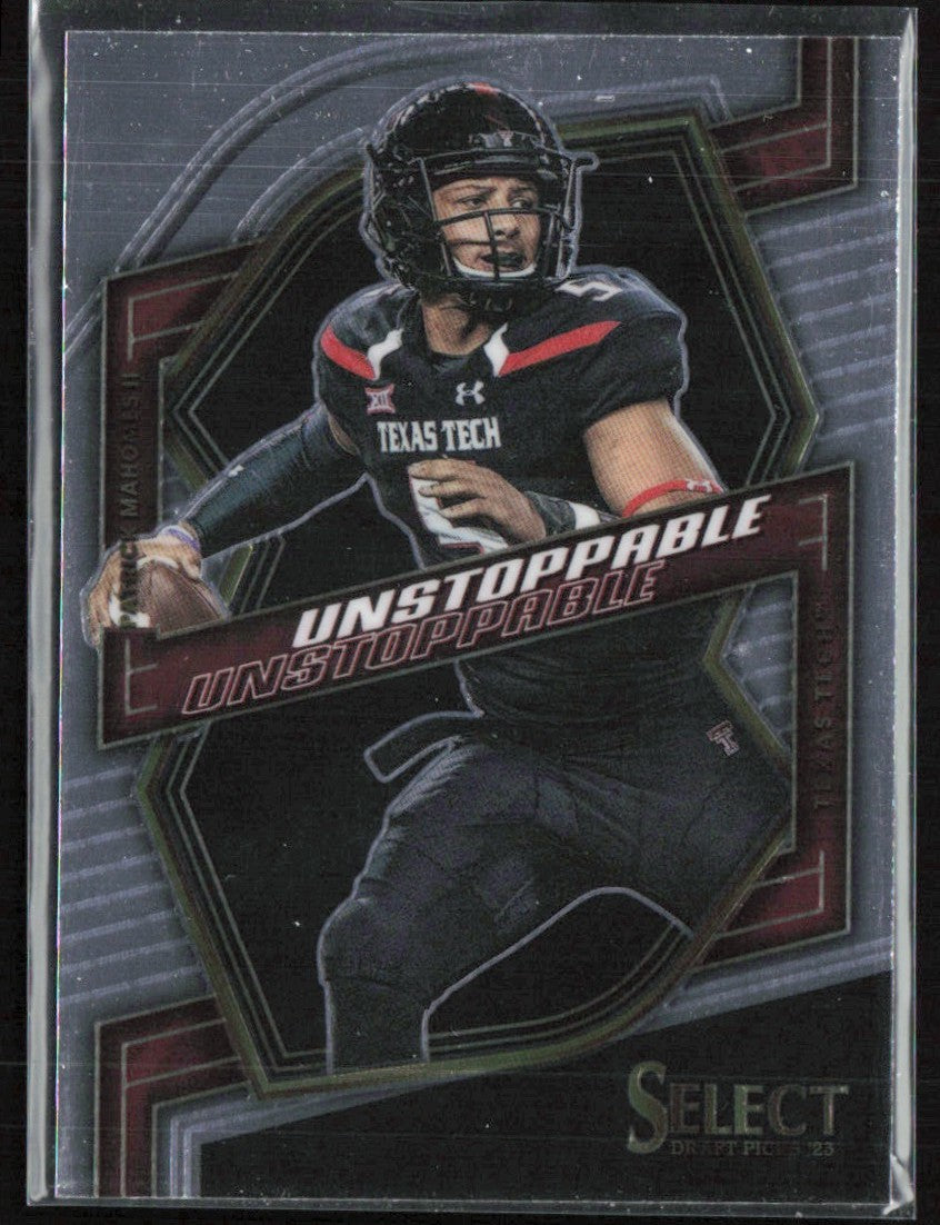 Patrick Mahomes II 2023 Panini Select Draft Picks Unstoppable #UN-16