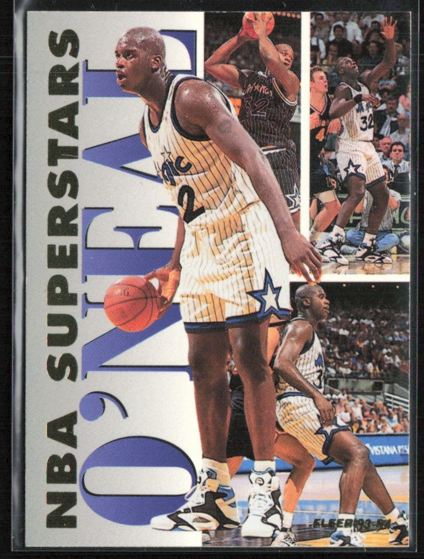 Shaquille O'Neal 1993 Fleer NBA Superstars #16 Orlando Magic