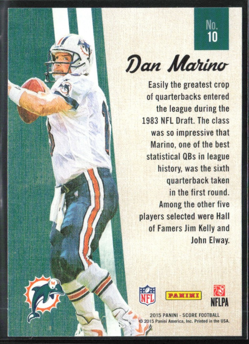 Dan Marino 2015 Score Gridiron Heritage #10 Miami Dolphins