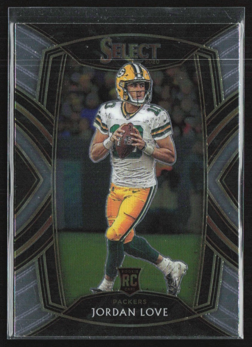 Jordan Love 2020 Panini Select Club RC #247 Green Bay Packers