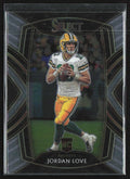 Jordan Love 2020 Panini Select Club RC #247 Green Bay Packers