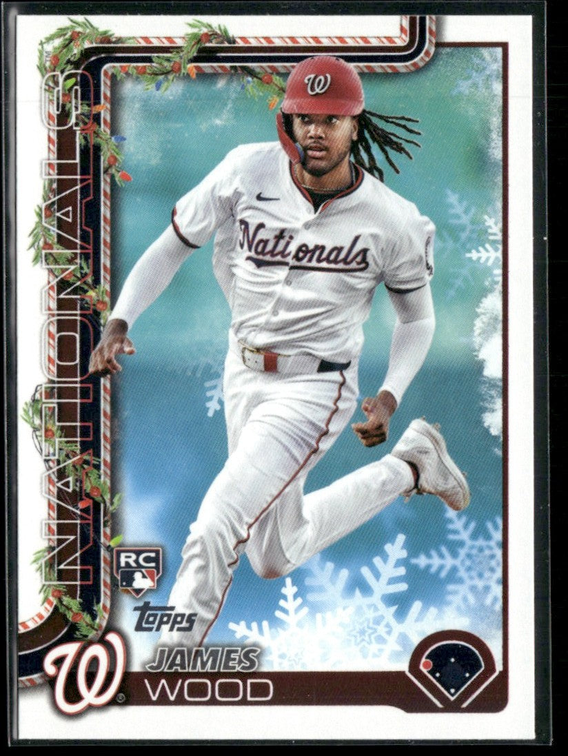 James Wood 2025 Topps Holiday RC #H94 Washington Nationals