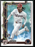 James Wood 2025 Topps Holiday RC #H94 Washington Nationals