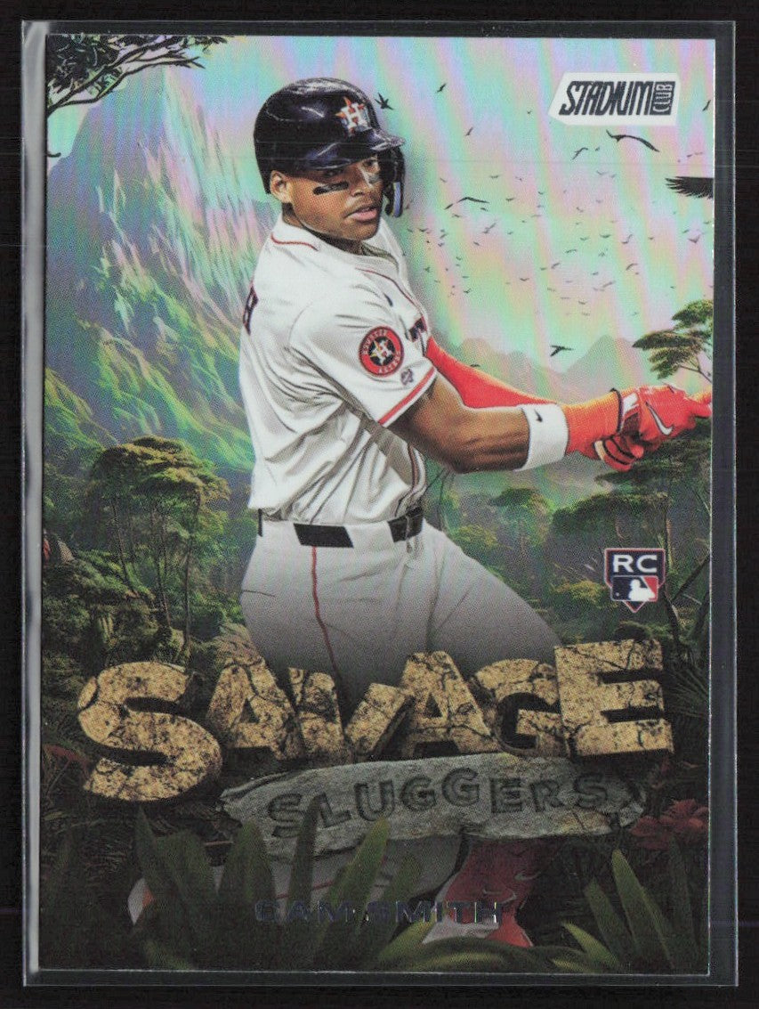 Cam Smith 2025 Topps Stadium Club Savage Sluggers RC #SS-23 Houston Astros