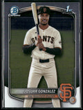 Josuar Gonzalez 2025 Bowman Chrome 1st #BCP-153 San Francisco Giants
