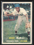 Gene Baker 1957 Topps #142 Chicago Cubs