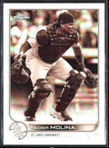 Yadier Molina 2022 Topps Chrome Sepia Refractor #93 St. Louis Cardinals